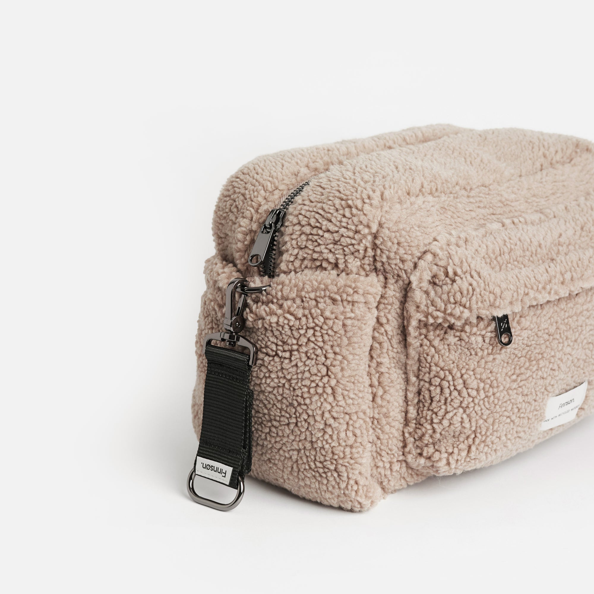 Freya Borg Eco Oversized Stroller Organiser + Buggy Clips (Beige)